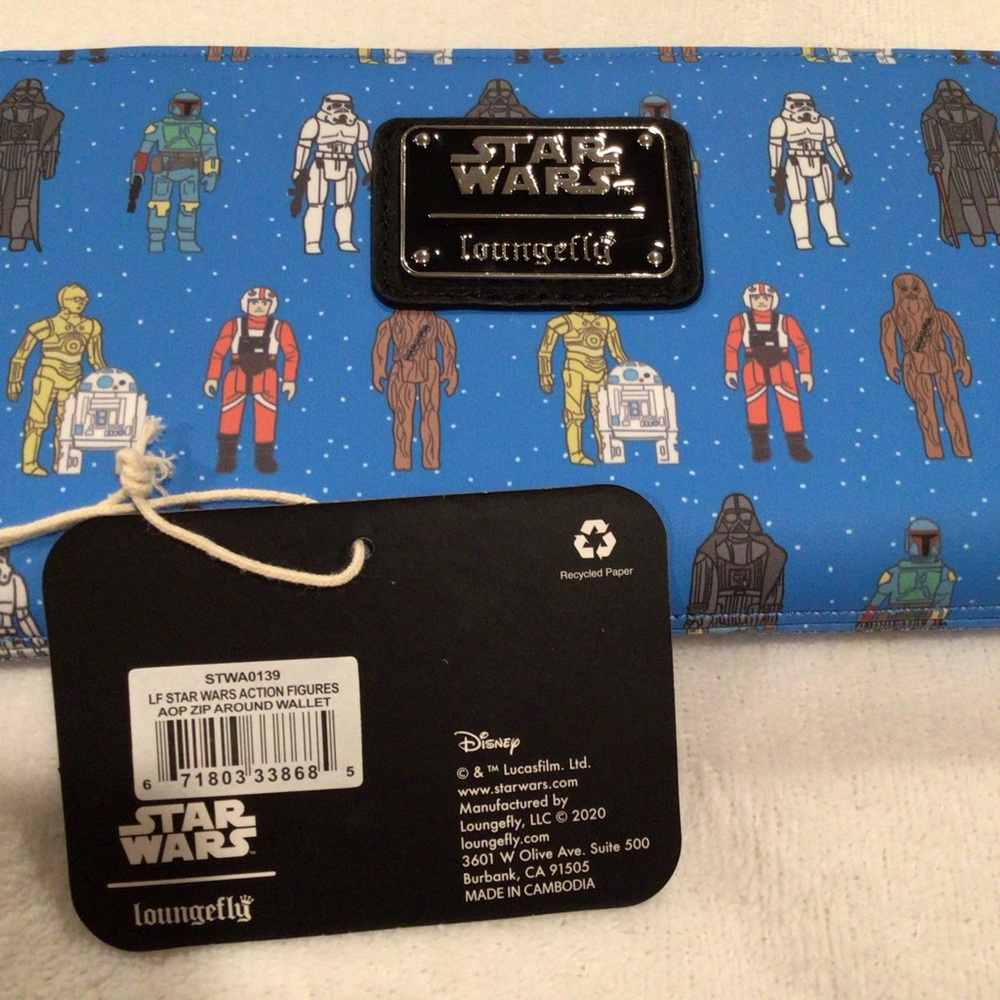 Loungefly Star Wars Action Figures Wallet - Picture 3 of 6